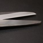 刈込鋏・白紙2号・笹岡鋏製作所、刃の様子